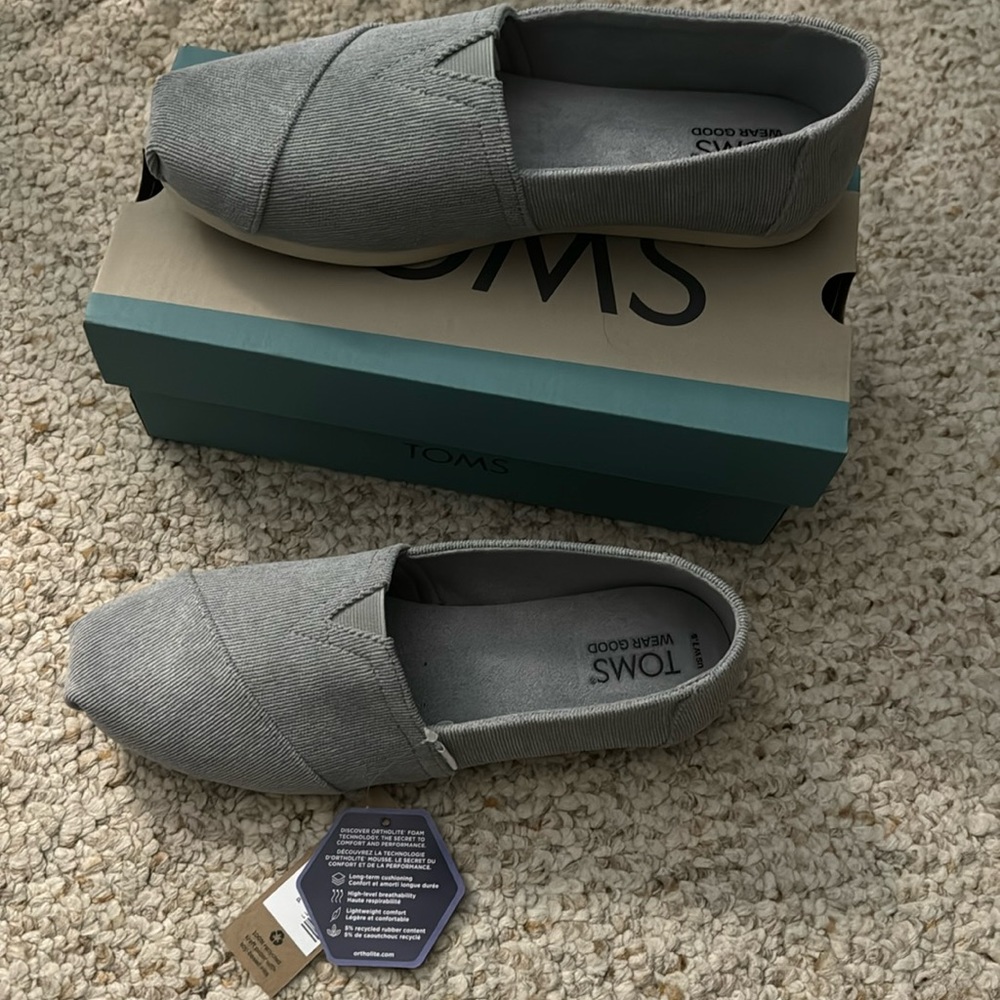 TOMS alpargata shadow micro cord shoes